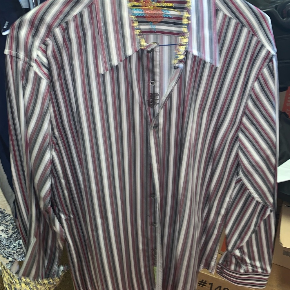 Robert Graham men’s long sleeve shirt XL